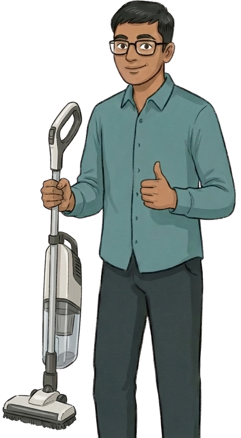 Akash, trying to borrow Yoshi's vacumm cleaner, via Rentgara